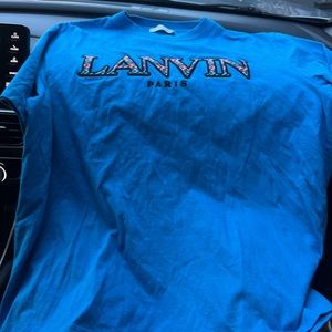 Lanvin blue shirt